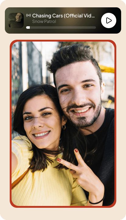 Prévia do presente digital em um smartphone